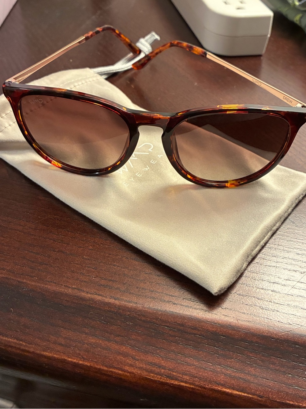 WMP Eyewear Drew Tortoiseshell Women's Sunglasses - Brown Lenses